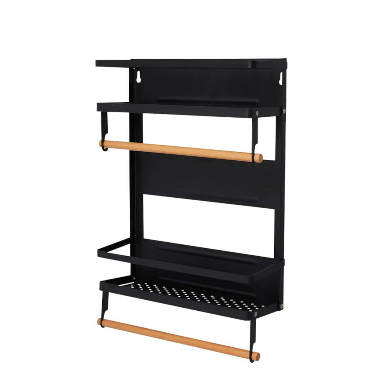 Household Essentials Metal Organizer with Paper Towel Holder